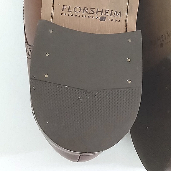 Florsheim Dress Shoes Men's Size 11 D Brown Leather Castellano Cap Toe Oxford - Picture 7 of 13